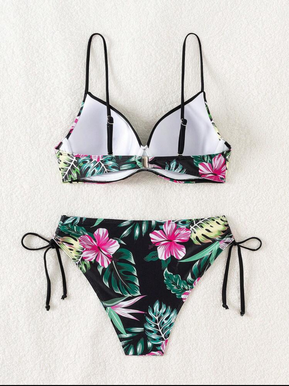 #9281 Tropical Plant Printed Sexy Bikini Set